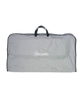 flat gray carry bag for Simulaids manikins