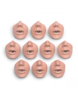set of 10 mouth/nose pieces for Brad CPR manikins