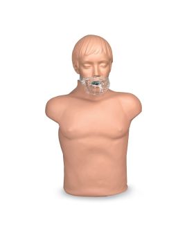 front view of Sani-Man CPR manikin with light skin