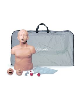 Brad Jr child CPR manikin with accessories and carry bag