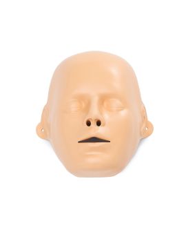 Replacement face skin for CPR Taylor adult/child CPR manikins with light skin