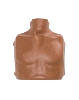Replacement chest skin for CPR Taylor adult/child CPR manikins with dark skin