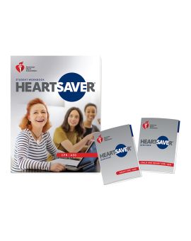 2020 AHA Heartsaver CPR AED Student Workbook with reminder booklets