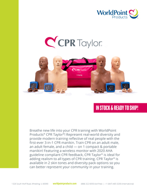 WorldPoint Products CPR Taylor Product Sheet